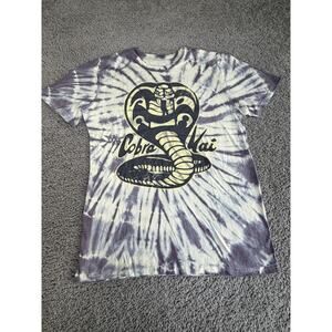 Cobra Kai Shirt Mens M Purple Graphic Tee Top Tagless Cotton Polyester Fifthsun
